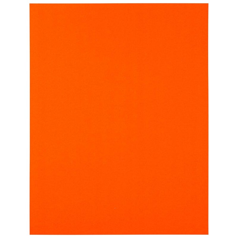 JAM PAPER Full Sheet Shipping Labels - Printable Sticker Paper - 8 1/2 x 11 - Neon Deep Red/Orange - 10 Full Pages/Pack - Image 4